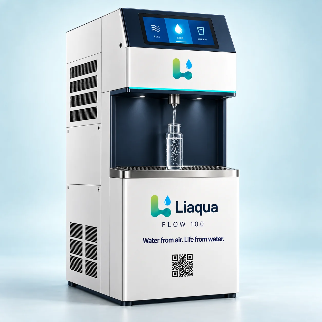 Liaqua FLOW 100 atmosferik su jeneratörü konsepti